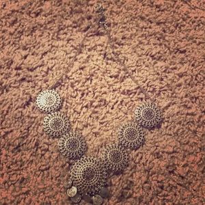 Chunky silver necklace